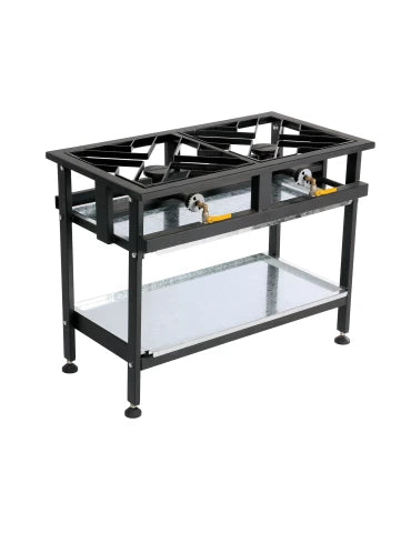 Boiling Table Solid 2 Burner commercial processing equipment