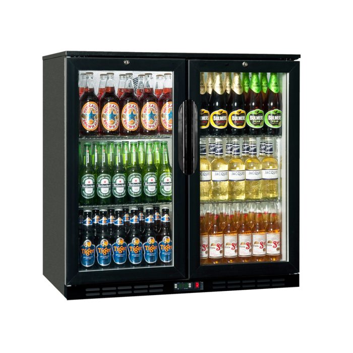 Back Bar Cooler 2 Door Hinged underbar refrigeration unit for South African commercial kitchens