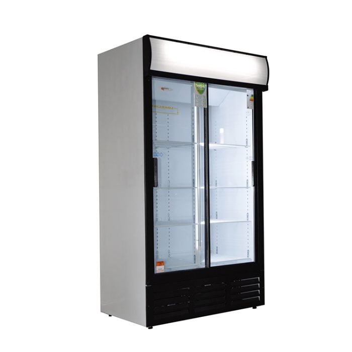 Beverage Cooler Sliding GD1140 commercial display fridge detail view 3