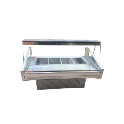 6 Division Bain Marie Warmer - CURVE Glass (2.5M) bain marie warmer for South African catering kitchens