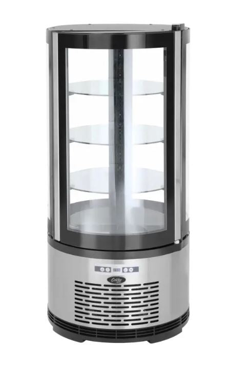 Countertop 3-Tier Cake Display (ROTATING) commercial display fridge for South African commercial kitchens