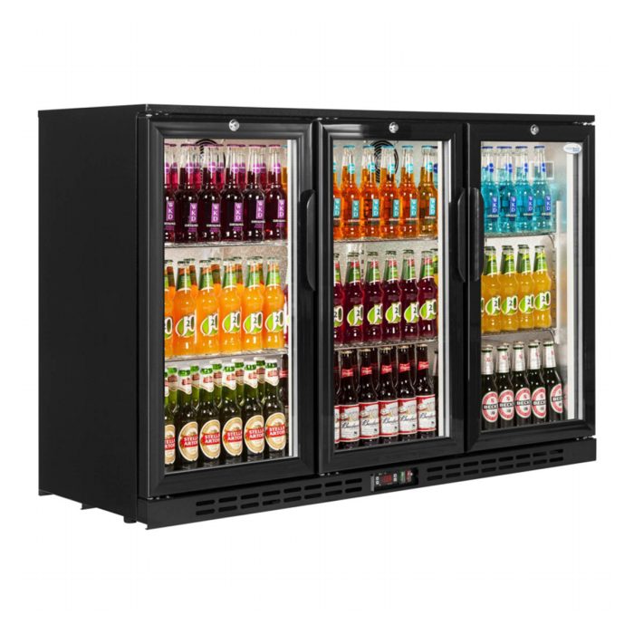 Back Bar Cooler 3 Door Hinged underbar refrigeration unit for South African commercial kitchens