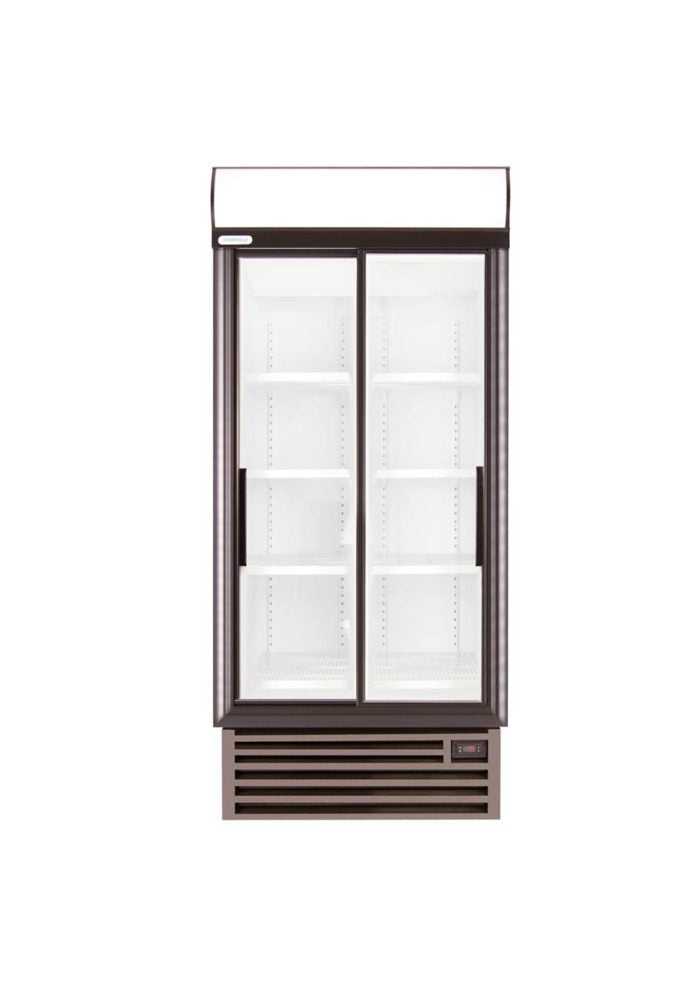 Double Door Display Fridge (STAYCOLD) - Sliding Doors (SD890) commercial display fridge detail view 16