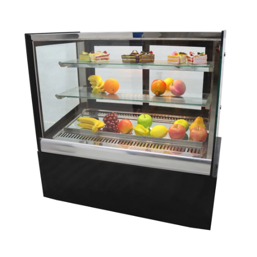 Countertop Cake Display Fridge Square Glass 900mm commercial display fridge for South African commercial kitchens