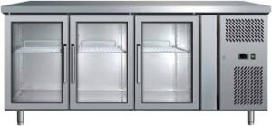 Cool Master Underbar 3 Door Glass underbar refrigeration unit detail view 3