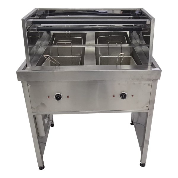 Heavy-Duty Electric Fryers 2X20LT(6Kw) commercial fryer for South African catering kitchens