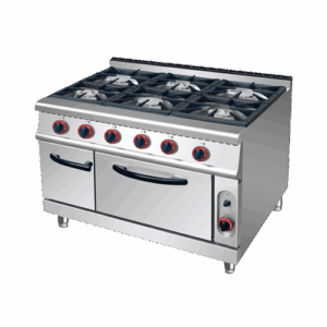 Oven 6 Burner Range with Gas Oven commercial gas stove