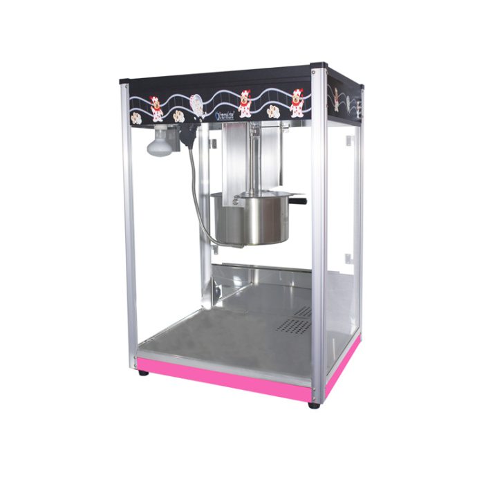Popcorn Machine 16oz POP16B Pink & Black event snack equipment