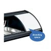 6 Division Sushi Display Fridge - POLARCAB commercial display fridge detail view 8
