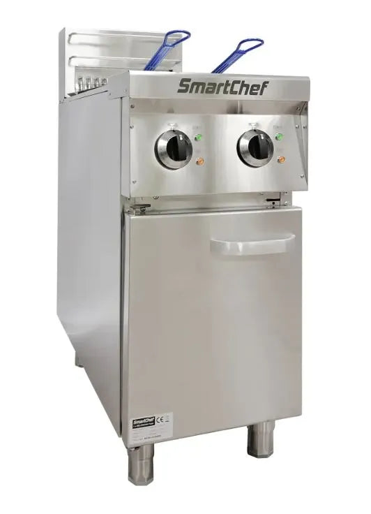 SMARTCHEF High Speed Fryer 2 x 15Lt bin commercial fryer for South African catering kitchens
