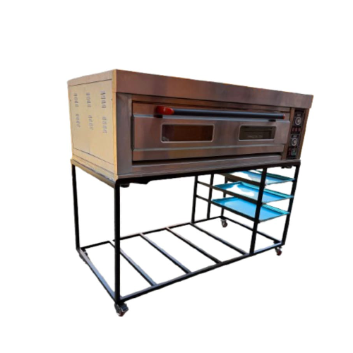 1 Deck 3 Tray Gas Oven + STAND commercial gas oven