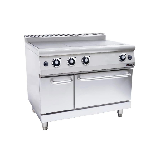 Anvil 3 Plate Solid Top Stove With Gas Oven commercial gas stove