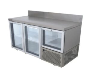 Fridgestar Underbar 2.5 Door - Glass Display - With Splashback commercial display fridge detail view 2