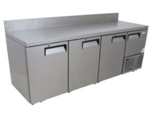 Fridgestar Underbar Cooler 3.5 Door - Steel Doors - With Splashback commercial display fridge detail view 2