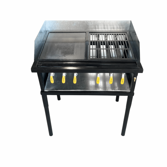 6 Burner Flame Griller commercial gas stove
