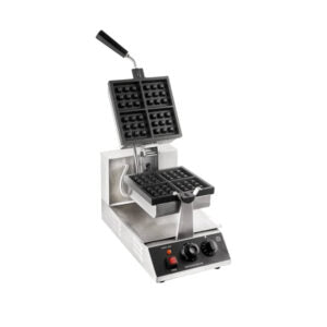 BELGIAN Single Waffle Machine Square - Rotating commercial party equipment