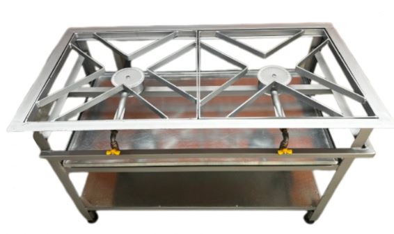 4-burner Boiling Table / Gas Stove 55cm X 55cm Plates (Heavy Duty) commercial processing equipment