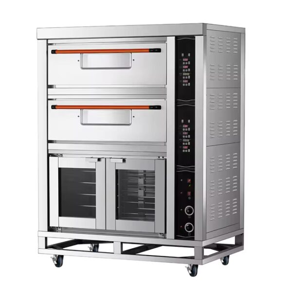 Oven 2 Deck 4 Tray Electric with Proover commercial bakery oven for South African bakery kitchens