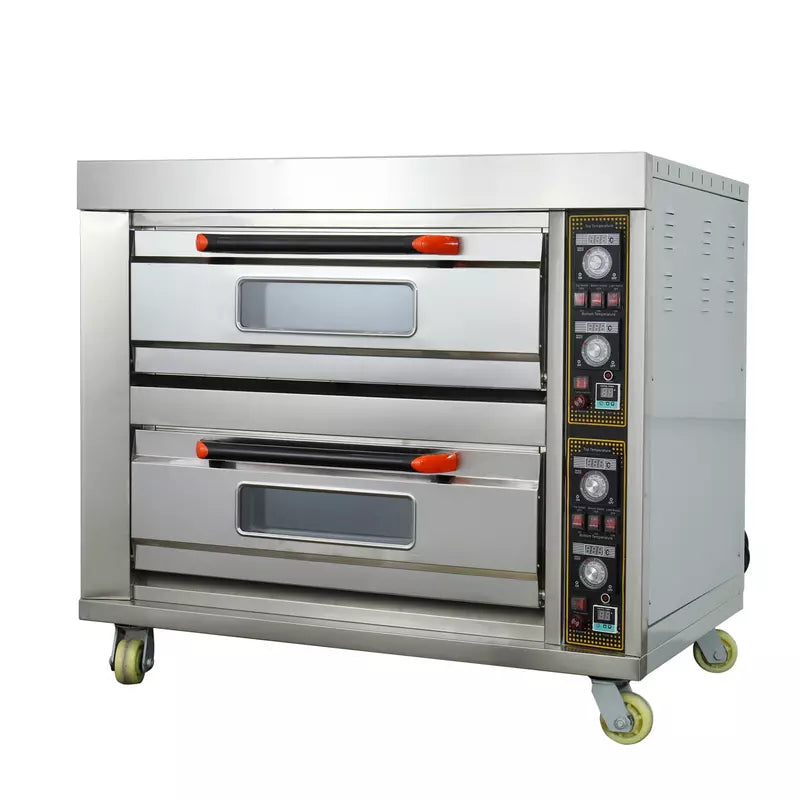 Oven 2 Deck 6 Tray Electric commercial bakery oven for South African bakery kitchens