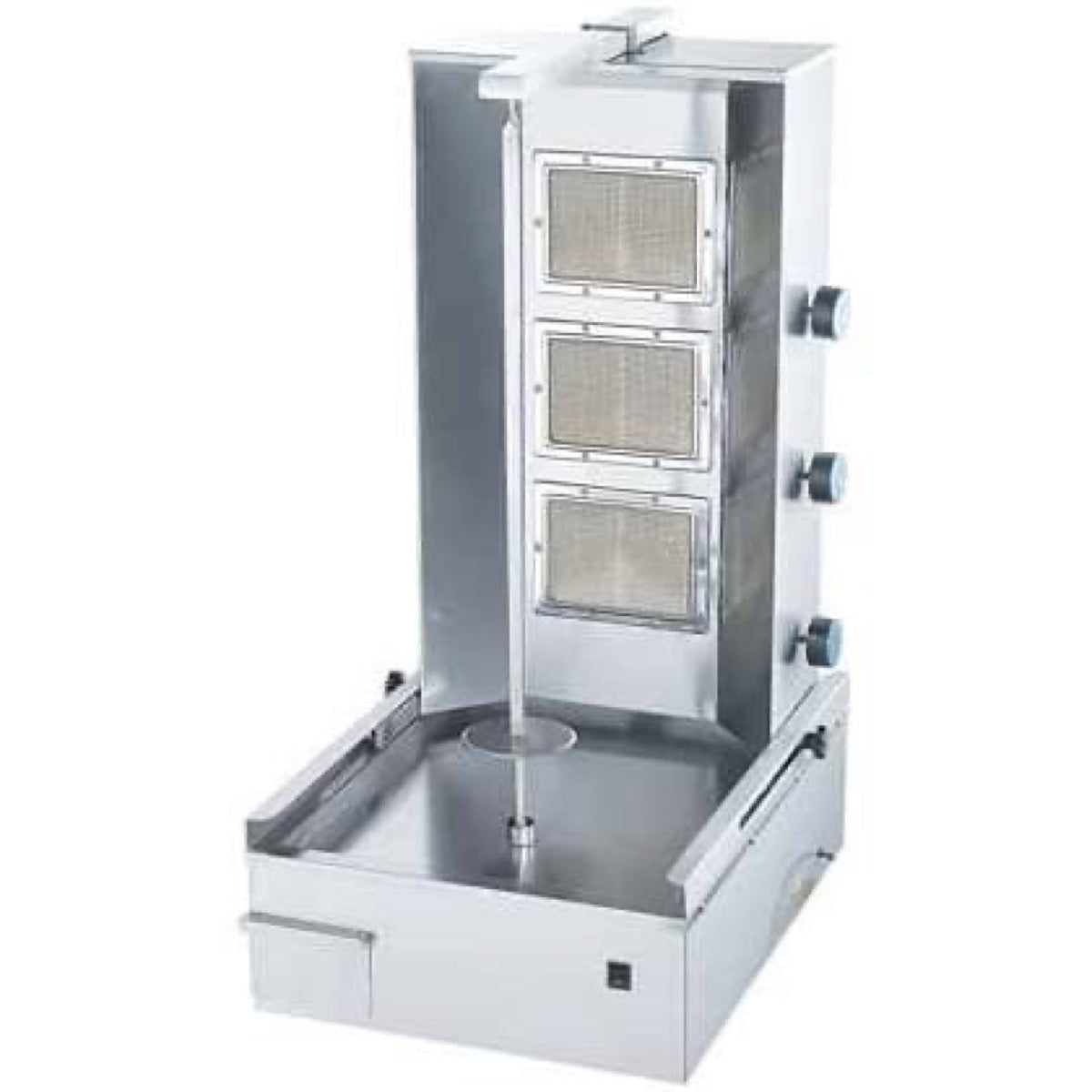 3 BURNER SHAWARMA MACHINE - ELECTRIC shawarma and rotisserie machine for South African catering kitchens