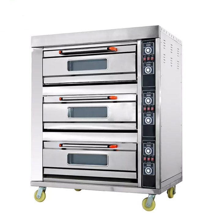 Oven 3 Deck 6 Tray Electric commercial bakery oven detail view 3