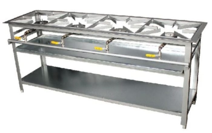 4-burner Boiling Table / Gas Stove (Heavy Duty) commercial processing equipment