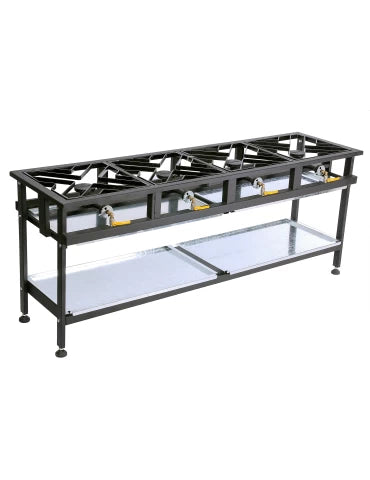 4-burner Boiling Table / Gas Stove (Heavy Duty) - High Pressure commercial processing equipment