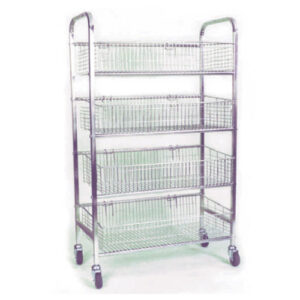 Bread Display Trolley 4-Tier bakery refrigeration and display unit detail view 5
