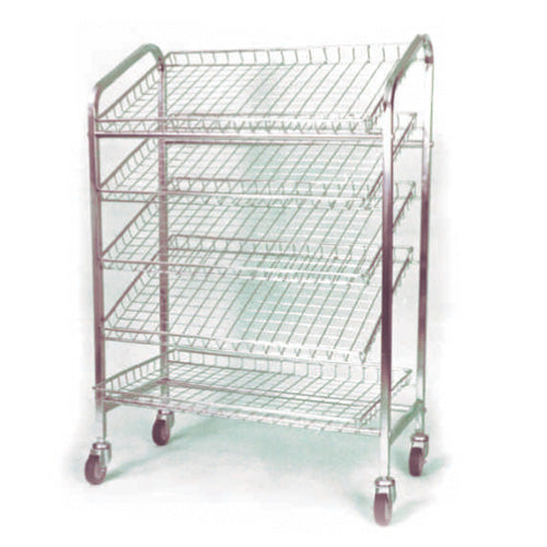 5-tier Bread Display Trolley bakery refrigeration and display unit detail view 2