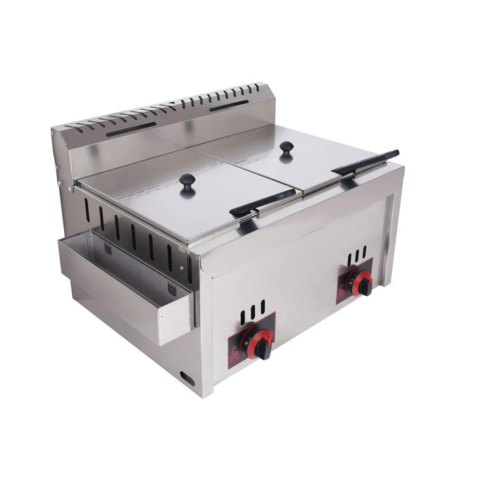 Double Gas Fryer (2x11lt) detail image 4