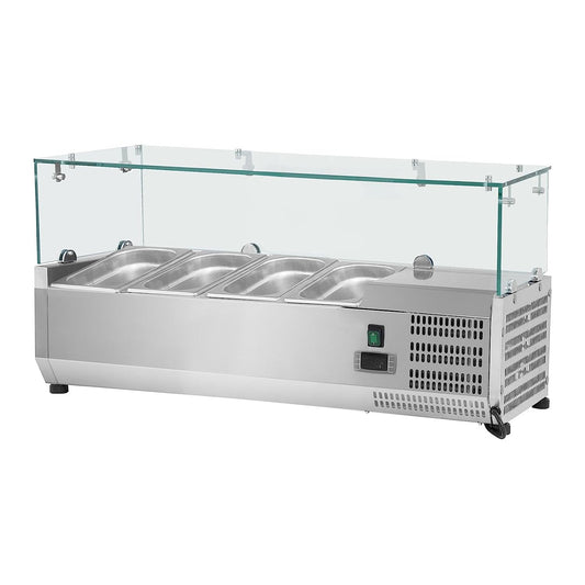 Salad / Pizza Counter Top Fridge 1.2m underbar refrigeration unit for South African commercial kitchens