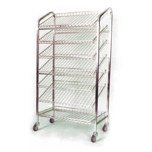7-tier Bread Display Trolley bakery refrigeration and display unit for South African bakery kitchens