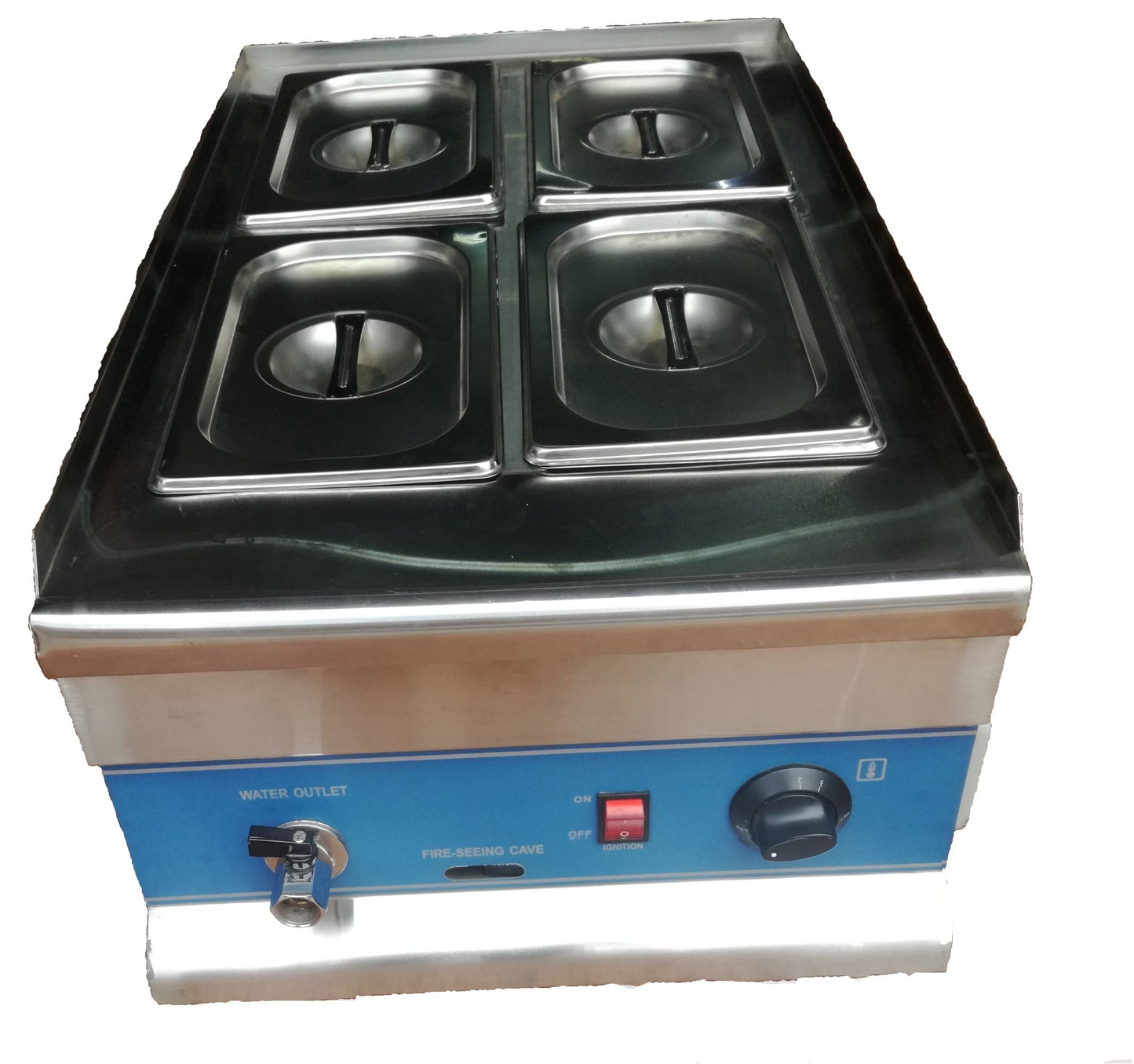 Gas Table Top 2 Division 4×1/4×4 Pan detail image 2