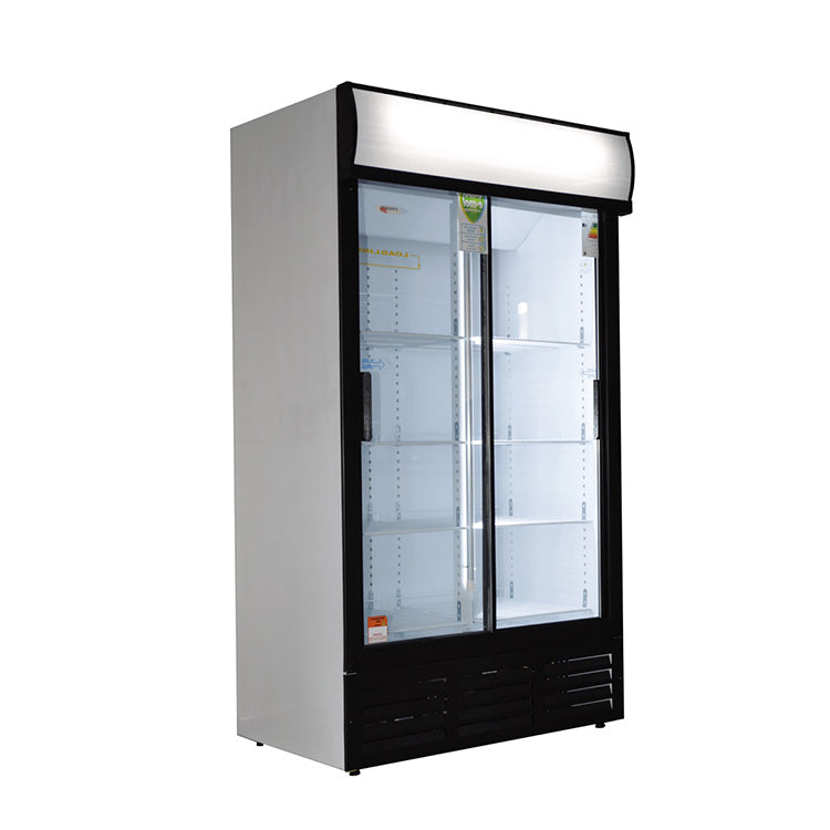 Beverage Cooler Sliding GD1140 commercial display fridge for South African commercial kitchens