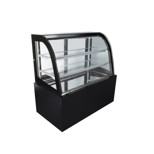 Curved Cake Display Fridge Curved 900mm - Floor Standing commercial display fridge for South African commercial kitchens
