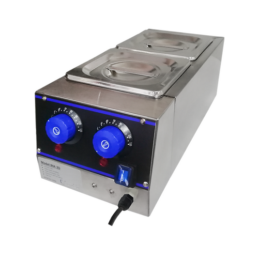 Chocolate Dip Warmer Stove - Double party and buffet equipment
