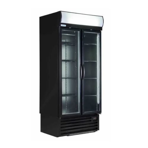 CARBON FIBRE Double Door Cooler (STAYCOLD) - Hinged Doors commercial display fridge for South African commercial
