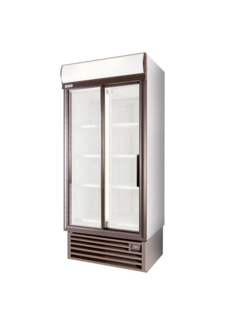Double Door Display Fridge (STAYCOLD) - Sliding Doors (SD890) commercial display fridge detail view 3