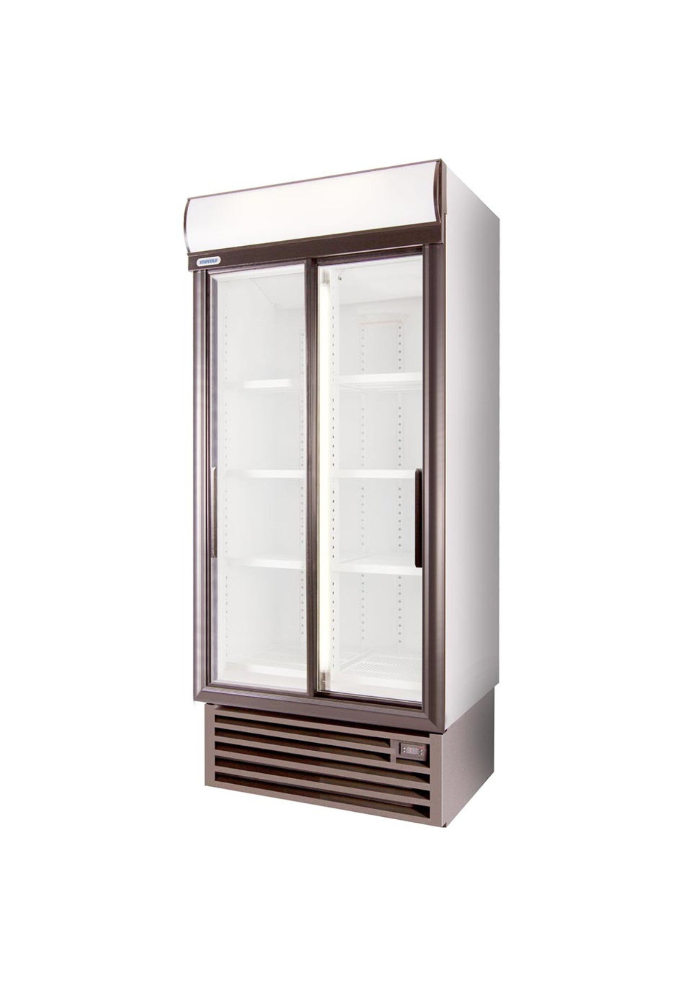 Double Door Display Fridge (STAYCOLD) - Sliding Doors (SD890) commercial display fridge detail view 9