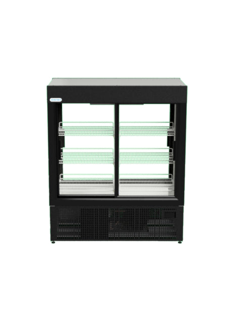 Double Door Fridge (STAYCOLD) - Sliding Doors (SD1140FLC) commercial display fridge detail view 4