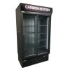 CARBON FIBRE Double Door Cooler (STAYCOLD) - Sliding Doors commercial display fridge detail view 5