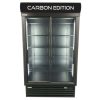 CARBON FIBRE Double Door Cooler (STAYCOLD) - Sliding Doors commercial display fridge detail view 6
