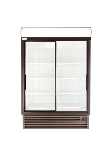 Double Door Display Fridge (STAYCOLD) - Sliding Doors (SD1360) commercial display fridge detail view 2