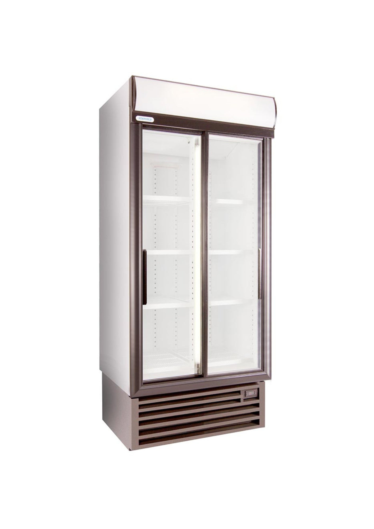 Double Door Display Fridge (STAYCOLD) - Sliding Doors (SD890) commercial display fridge detail view 8