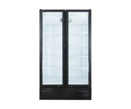 Double Door Hinged FULL Display Fridge - FH1135 commercial display fridge detail view 3