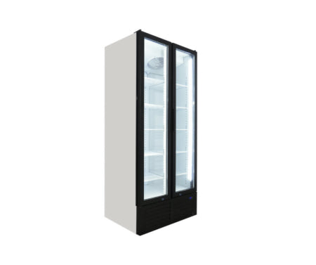 Double Door Hinged FULL Display Fridge - FH890 commercial display fridge detail view 3