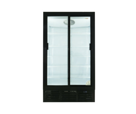 Double Door Sliding FULL Display Fridge - ES1140 commercial display fridge detail view 4