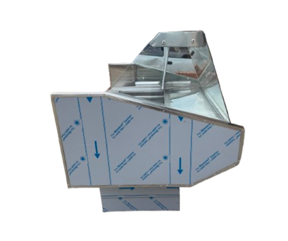 6 Division Bain Marie Warmer - FLAT Glass (2.5M) bain marie warmer detail view 2