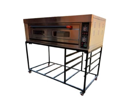 1 Deck 1 Tray Electric Oven + STAND commercial bakery oven detail view 3