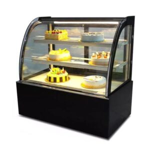 Cake Fridge Curved 1.5m commercial refrigerator equipment detail view 3